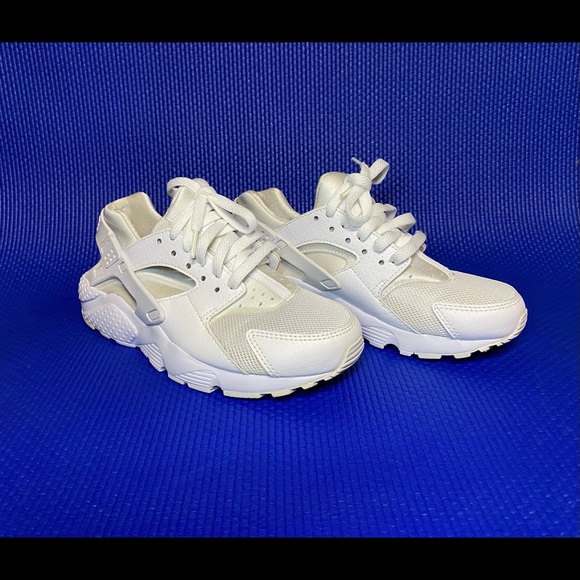 Nike Huarache Run “White Pure Platinum” (GS) - Picture 1 of 10